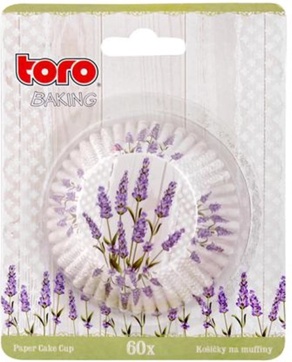 Paberist muffinikorvid TORO lavendel, 60 tk
