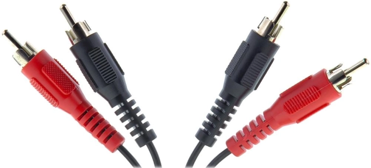 Sencori helikaabel 2× RCA – 2× RCA, 2,5 m