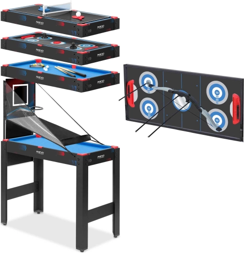 5 games in one compact table