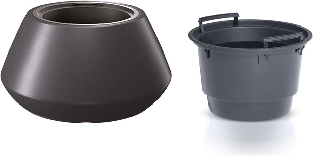 Planter with Insert 58.2 cm Anthracite