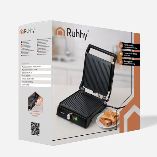 Fast power up to 2000 W and continuous temperature control
