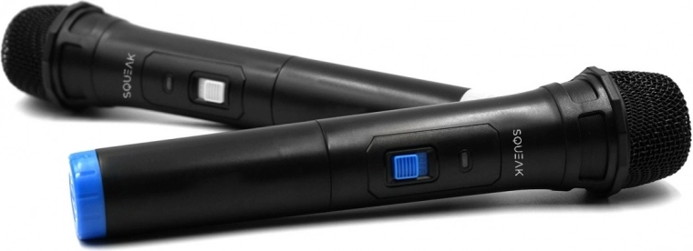 VocalDuo 2,4 GHz juhtmevabade mikrofonide komplekt, ulatus 30 m