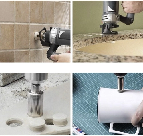 Precise drilling into hard materials