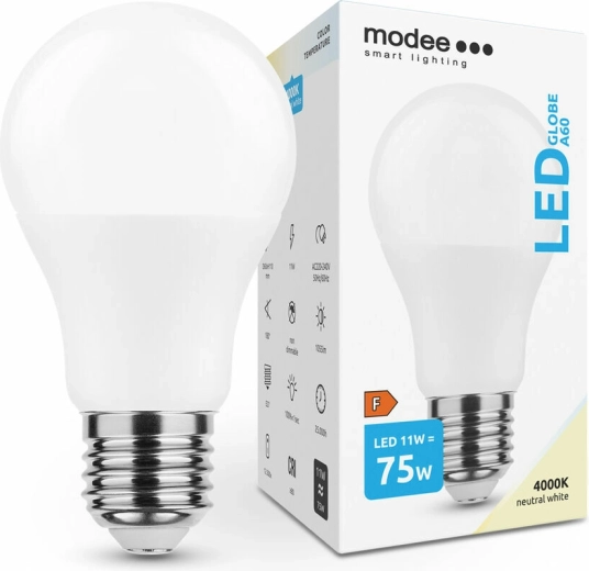 Modee Smart Lighting LED-lamp Globe E27 11 W neutraalne valge