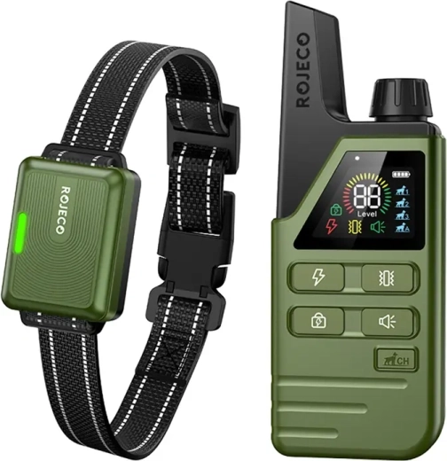 Koerte treeningkaelarihm Rojeco DOG800, roheline