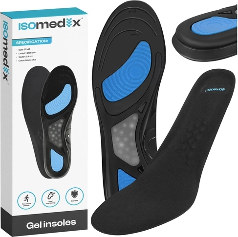 Isomedix Gel Shock-Absorbing Shoe Insoles 37–42