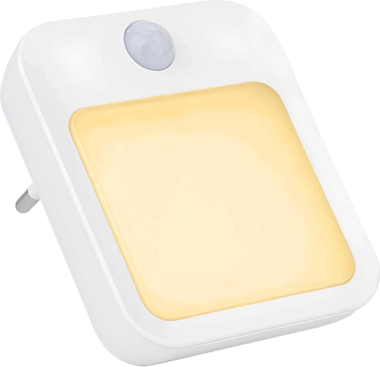 LED öölamp pistikupessa kasutamiseks liikumis- ja hämarusanduriga – 1 tk