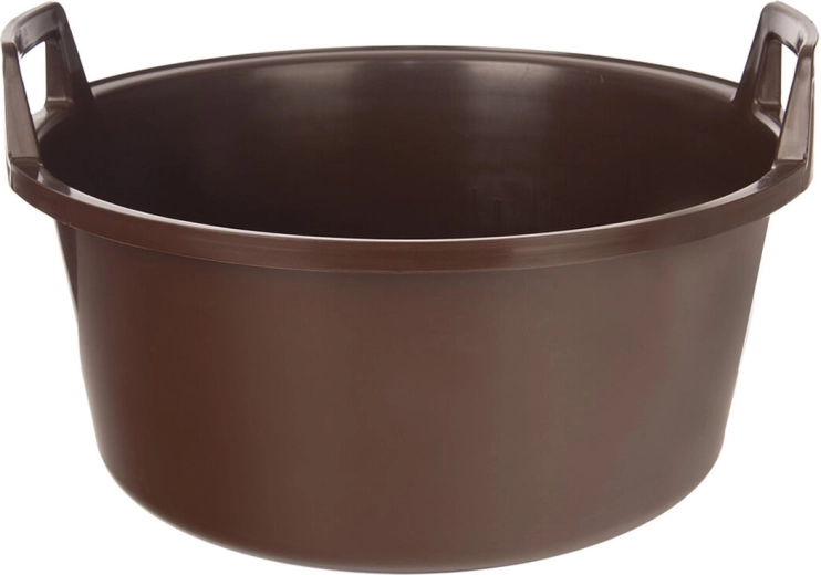 Plastist pesukauss sangaga 15 l pruun