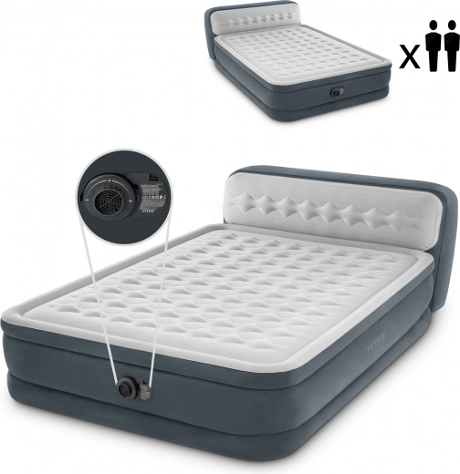 Kaheseinaga täispuhutav voodi elektripumbaga INTEX Deluxe 236 × 152 cm