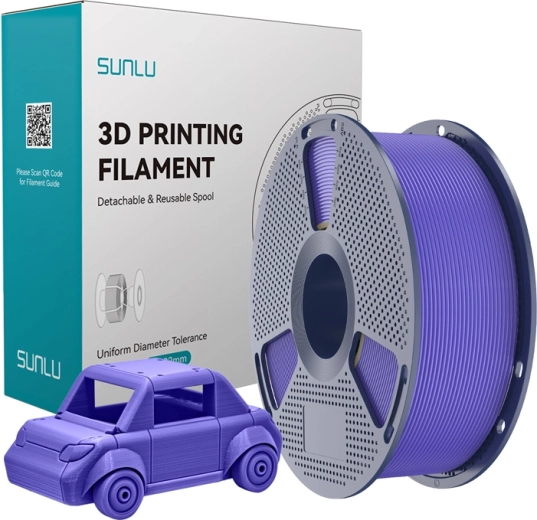 PETG-filament Sunlu – Lavendlililla