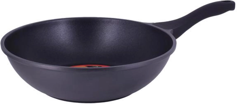 Kitchisimo Gourmet wok-pann 28 cm mittenakkuva pinnaga
