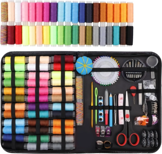 Renew Force Sewing Kit with Organizer, 230 Pieces