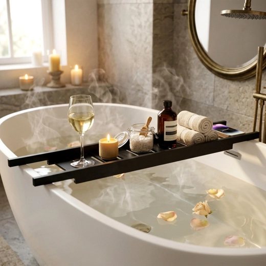 Everything you need while bathing always at hand