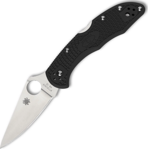 Spyderco Delica 4 – must EDC taskunuga lameda lihviga, VG-10, FRN käepide