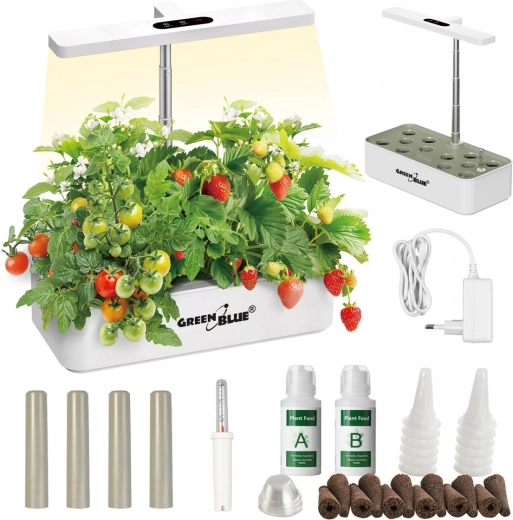 Smart Hydroponic Planter GREENBLUE GB133 for Growing Herbs and Vegetables at Home