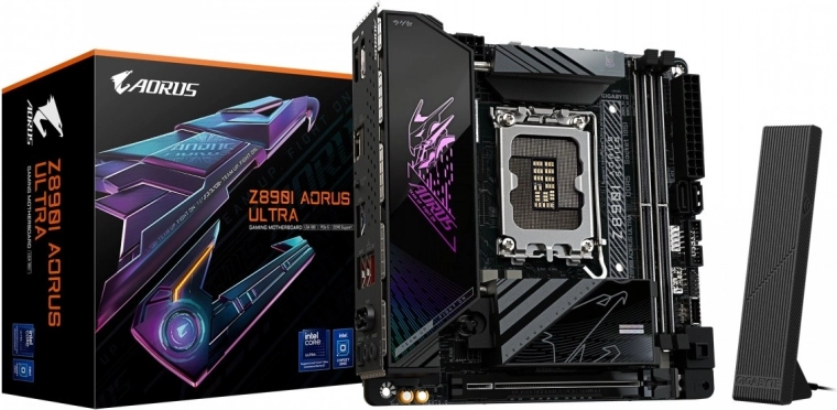 AORUS Z890I ULTRA – mini‑ITX emaplaat Wi‑Fi 7 ja PCIe 5.0 toega