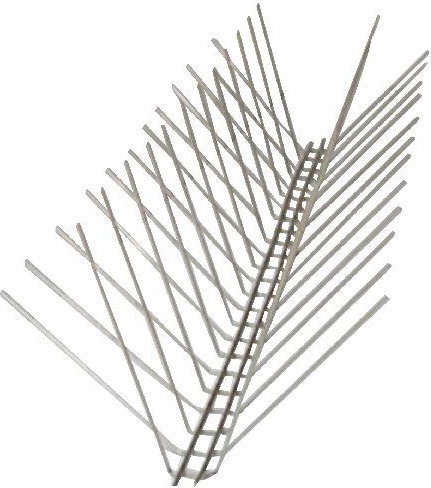 Roostevabad kaitsepiigid tuvide vastu roostevabast terasest 50 × 10 cm, 40 piiki