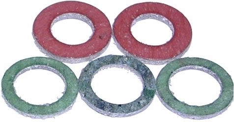 Tihend üleminekumutrile 1/2, klingerit, 12 × 18 × 2 mm, komplekt 5 tk