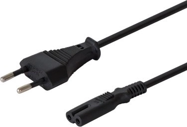 Lame toitekaabel „kaheksakujuline” C7 2-pin 1,8 m