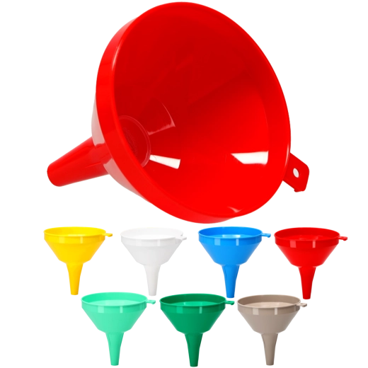 Suur plastlehter sõelaga 16 cm
