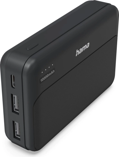 Hama Power Pack Pocket 10 akupank 10 000 mAh antratsiit (2× USB-A)