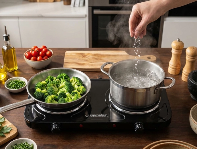 Two cooking plates for unlimited cooking