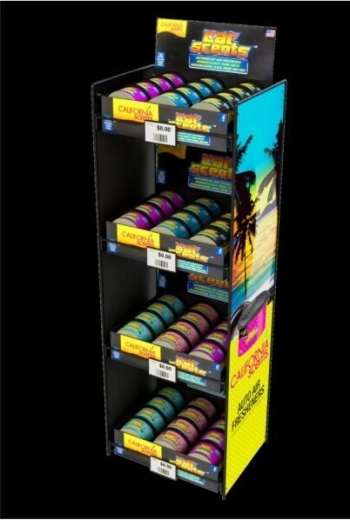 Display Stand for California Scents Sidekick Max Air Fresheners, 4 tiers (48 pcs)