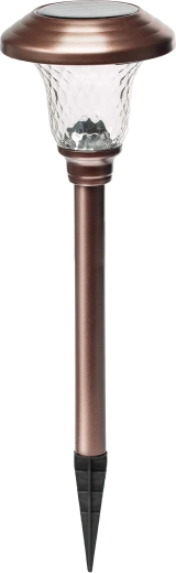 Päikesetoitel aiavalgustid maasse torgatavad 42 cm, komplekt 6 tk
