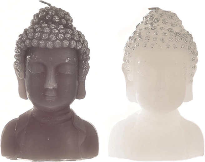 Buddha küünal – dekoratiivne figuurküünal 12 cm (2 varianti)
