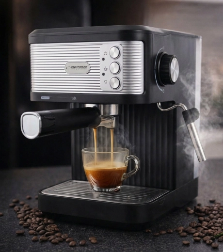 Powerful extraction with 20 bar pressure