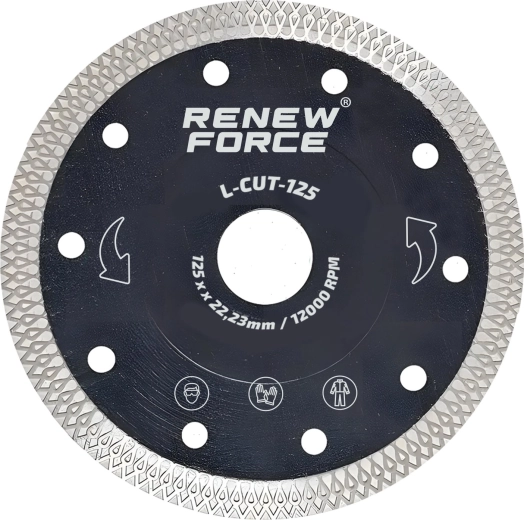 Teemantketas RENEW FORCE L-cut 125 mm – 1 tk