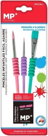 Laste pintslite komplekt 3 tk