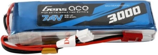 Gens Ace LiPo aku 3000mAh 7,4V RC-mudelitele