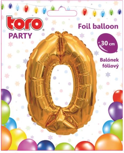 Fooliumõhupall number 0, 30 cm, kuldne TORO