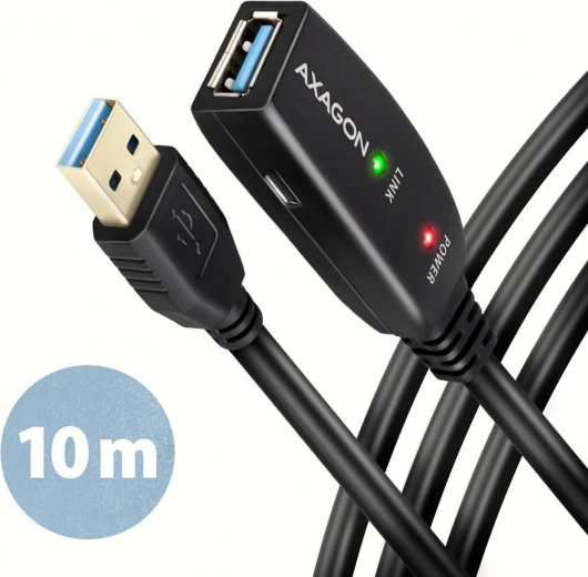 Axagon aktiivne USB-kaabli pikendus (repeater) 10 m