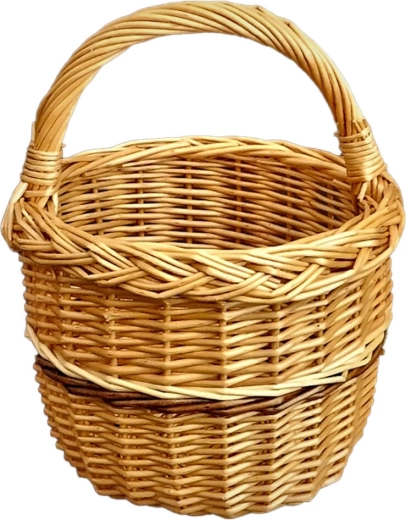 Lakitud vitskorv seentele 20 × 28 cm