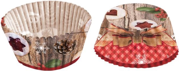 Paberist muffinivormid TORO Linzer, 60 tk