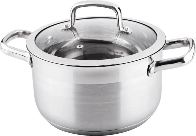 Lamart Prestige'i pott klaaskaanega, 4,6 l, 22 cm