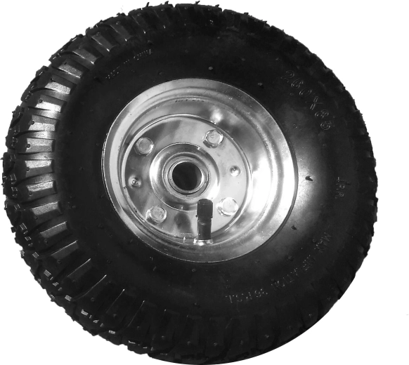 Täispuhutav kärukäru ratas 260/20 mm metallveljega - 1 tk