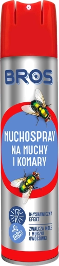 BROS Muchospray 390 insektitsiidne aerosool lendavate putukate vastu 250 ml