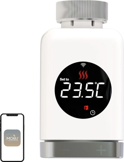 Termostaatpea Moes TRV 801 Wi‑Fi-ga – 1 tk