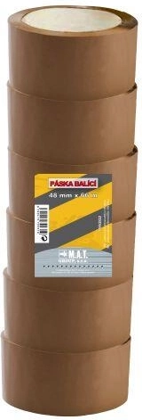 Pakketeip 48 × 66 m pruun, komplekt 6 tk