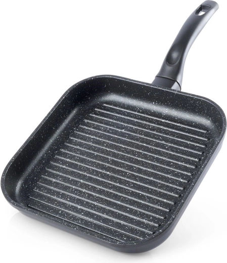 Grillimiseks mõeldud graniidist ruuduline pann 26 × 26 cm GRANDE