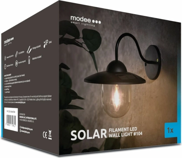 Modee Smart Lighting päikeseenergial töötav seinavalgusti 104