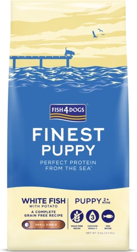Fish4Dogs Finest väikesed krõbinad kutsikatele valge kalaga ja kartuliga 1,5 kg