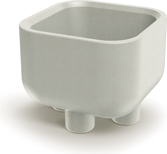 Lillepott jalgadega Molta Square 48 cm, liivakarva