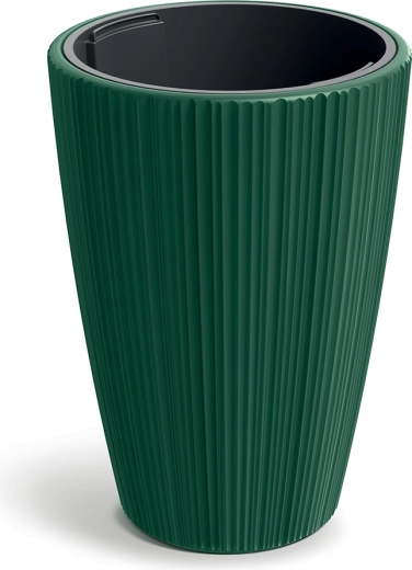 Lillepott ORO 39 cm tumeroheline, sisuga