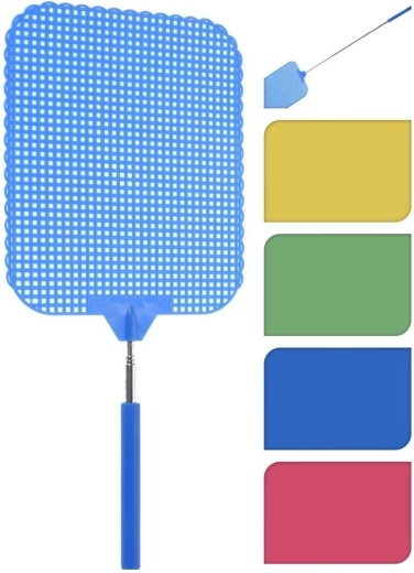 Teleskoopiline kärbselööja MAXI 34–66 cm, metallkäepide, värvivalik
