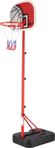 Kids' mobile basketball hoop with adjustable height NILS