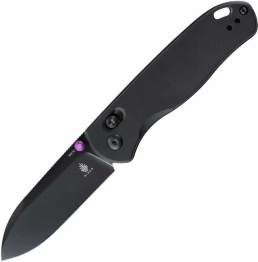 Kizer Drop Bear – must alumiiniumist taskunuga (154CM, EDC)